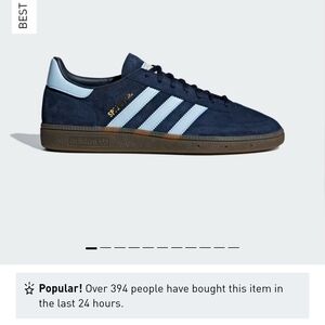Adidas Handball Spezial- Navy/Gum M 8 /W 9.5 NEW w/tags